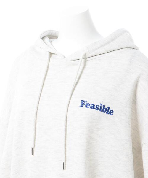 INGNI(イング)の「Backハートロゴチュニックパーカー(パーカー・レディース・オートミール/ブラック/オフホワイト・M)」の7枚目の写真