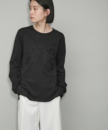 ADAM ET ROPE' | 【WEB限定・サステナブル】コードエンブロイダリーロンTEE(Tシャツ/カットソー)