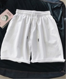 スウェット」に該当するメンズのパンツ（ホワイト/白色系・ハーフ