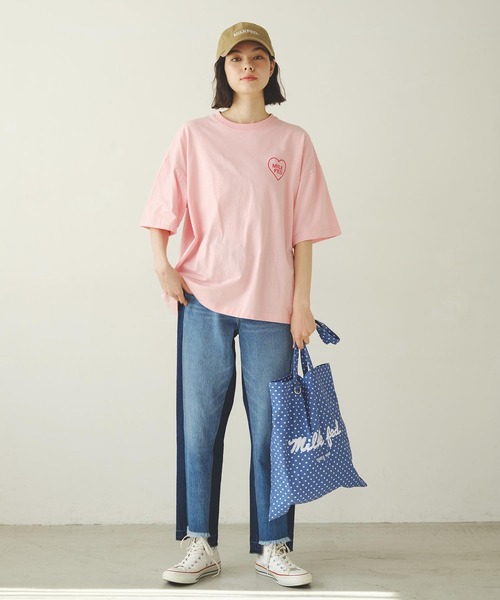 【2025年製 新品】 セール】CHECKERED LOGO WIDE S/S TEE（Tシャツ/カットソー トップス