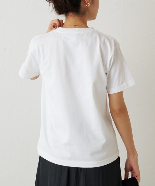 BEARDSLEY（ビアズリー）の「《FRIPIER》ブロカントTee（Tシャツ/カットソー・レディース・ホワイト・FREE）」の5枚目の写真