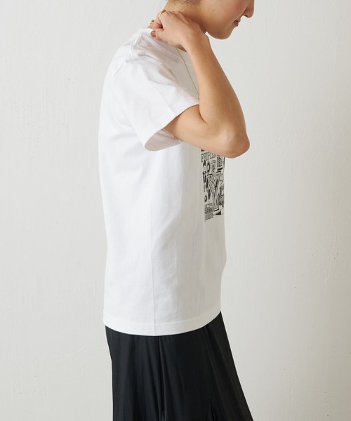 BEARDSLEY（ビアズリー）の「《FRIPIER》ブロカントTee（Tシャツ/カットソー・レディース・ホワイト・FREE）」の6枚目の写真