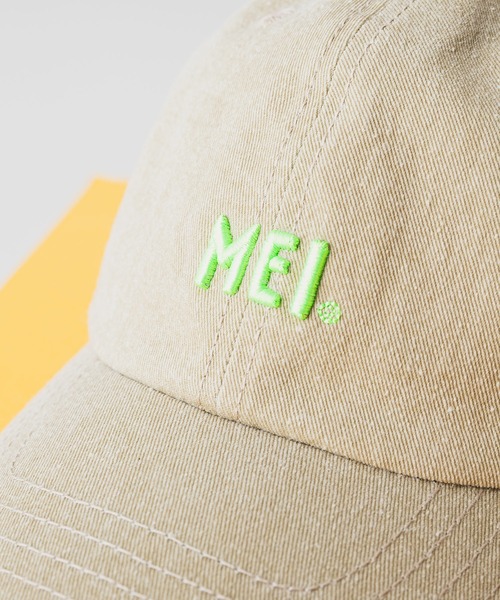 MEI（メイ）の「【MEI/メイ】 LOW CAP PIGMENT/ローキャップ ピグメント加工（キャップ・メンズ・ブルー/ブラック/ライトパープル/ベージュ・FREE）」の2枚目の写真