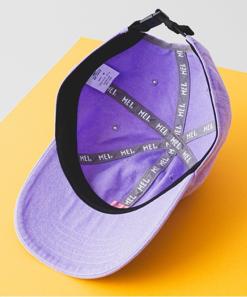 MEI（メイ）の「【MEI/メイ】 LOW CAP PIGMENT/ローキャップ ピグメント加工（キャップ・メンズ・ブルー/ブラック/ライトパープル/ベージュ・FREE）」の18枚目の写真