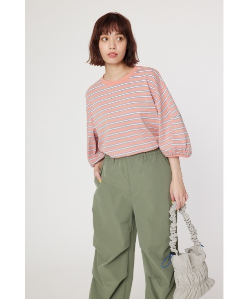 RODEO CROWNS WIDE BOWL（ロデオクラウンズワイドボウル）の「袖ボリュームトップス（Tシャツ/カットソー・レディース・チャコールグレー/ピンク系その他/アイボリー/イエロー系その他・FREE）」の6枚目の写真