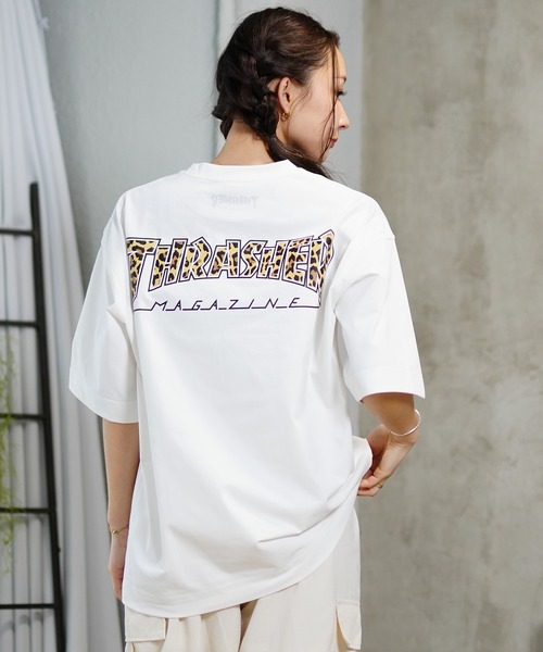 THRASHER(スラッシャー)の「【ムラサキスポーツ限定】THRASHER/スラッシャー 水陸両用 オーバーサイズ 半袖ラッシュガード/Tシャツ TC-004(Tシャツ/カットソー・レディース・ホワイト/ブラック・XL/L/M)」の6枚目の写真