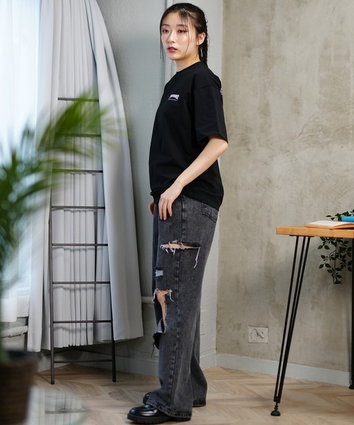 THRASHER(スラッシャー)の「【ムラサキスポーツ限定】THRASHER/スラッシャー 水陸両用 オーバーサイズ 半袖ラッシュガード/Tシャツ TC-004(Tシャツ/カットソー・レディース・ホワイト/ブラック・XL/L/M)」の16枚目の写真