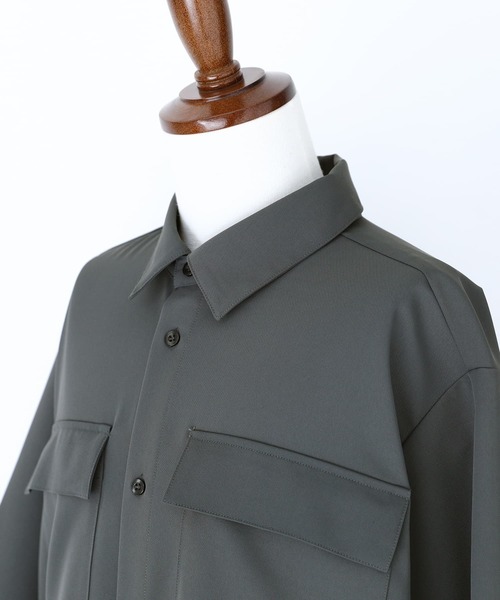 n'OrLABEL（ノアールレーベル）の「【セットアップ対応】『ベーシックレギュラーカラーシャツ』（シャツ/ブラウス・メンズ・チャコール/ブラック・L/M）」の17枚目の写真