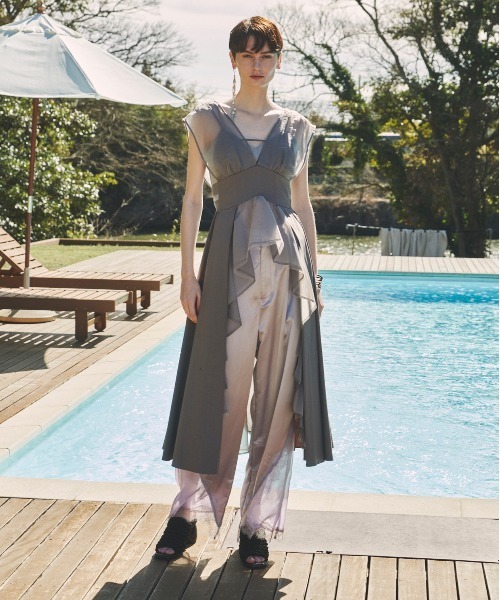 LA BELLE ETUDE(ラベルエチュード)の「レース切替サテンパンツ(その他パンツ・レディース・ブラック/ライトパープル/シルバー・0/1)」の13枚目の写真