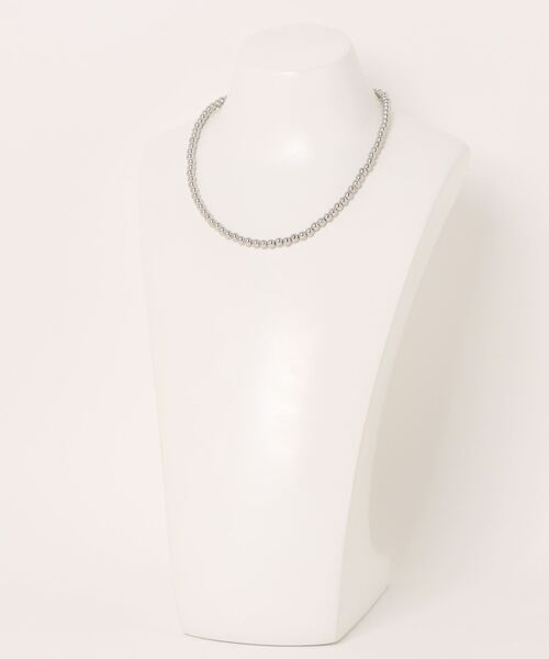 rapiecage（ラピエサージュ）の「メタルボールチョーカー（ネックレス・レディース・シルバー・FREE）」の7枚目の写真