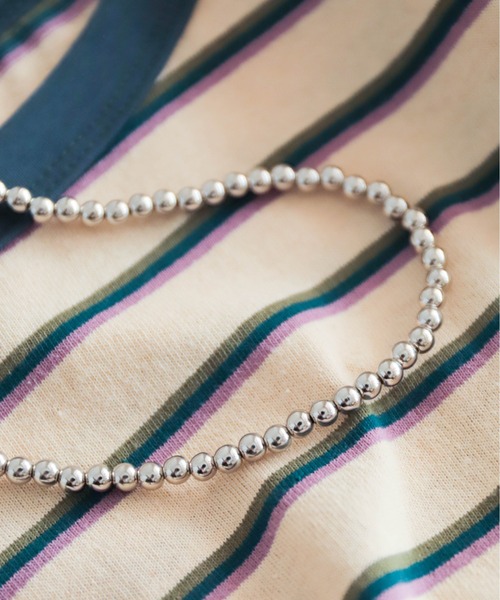 rapiecage（ラピエサージュ）の「メタルボールチョーカー（ネックレス・レディース・シルバー・FREE）」の11枚目の写真