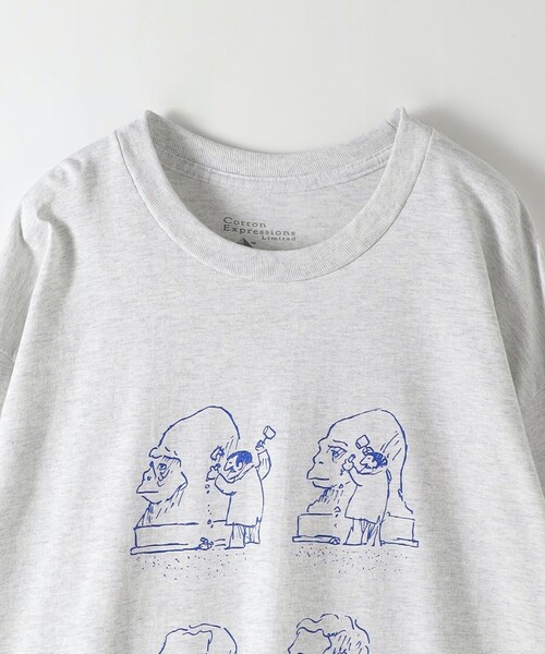 Steven Alan（スティーブンアラン）の「＜Cotton Expressions Limited × Steven Alan＞ S.H DARWIN LS TEE/Tシャツ（Tシャツ/カットソー・メンズ・ライトグレー・XL/L）」の3枚目の写真