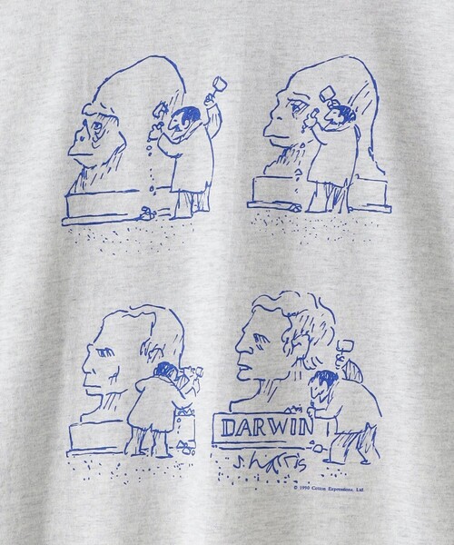 Steven Alan（スティーブンアラン）の「＜Cotton Expressions Limited × Steven Alan＞ S.H DARWIN LS TEE/Tシャツ（Tシャツ/カットソー・メンズ・ライトグレー・XL/L）」の5枚目の写真