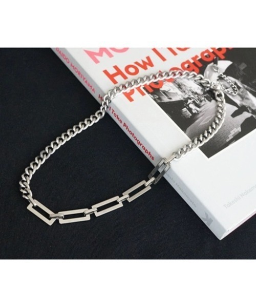 A‘gem 9（エージェムナイン）の「A'GEM/9 × .kom 『KANSAI STUDIO/カンサイスタジオ』 ポイントチェーンネックレス（ネックレス・レディース・シルバー・FREE）」の9枚目の写真