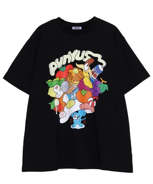 PUNYUS(プニュズ)の「10th いただきマウスTシャツ(Tシャツ/カットソー・レディース・サックスブルー/ブラック/ホワイト・1/2/3/4)」の22枚目の写真