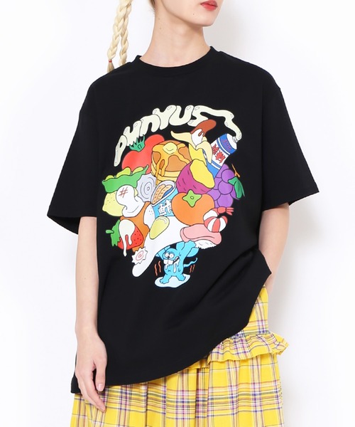 PUNYUS(プニュズ)の「10th いただきマウスTシャツ(Tシャツ/カットソー・レディース・サックスブルー/ブラック/ホワイト・1/2/3/4)」の17枚目の写真