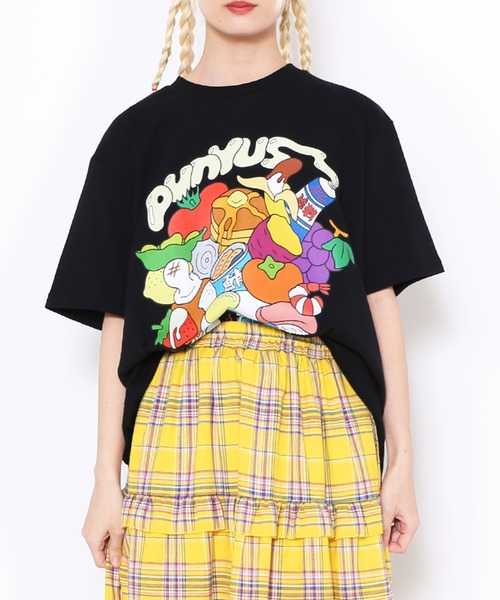 PUNYUS(プニュズ)の「10th いただきマウスTシャツ(Tシャツ/カットソー・レディース・サックスブルー/ブラック/ホワイト・1/2/3/4)」の19枚目の写真