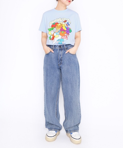 PUNYUS(プニュズ)の「10th いただきマウスTシャツ(Tシャツ/カットソー・レディース・サックスブルー/ブラック/ホワイト・1/2/3/4)」の16枚目の写真