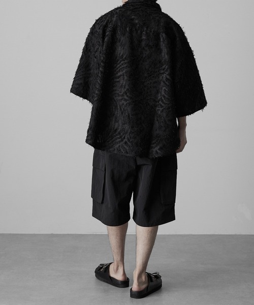 RUUBON（ルーボン）の「【RUUBON】water repellent half cargo pants / 撥水ハーフカーゴパンツ（カーゴパンツ・メンズ・カーキ/ブラック・L/M/S）」の11枚目の写真