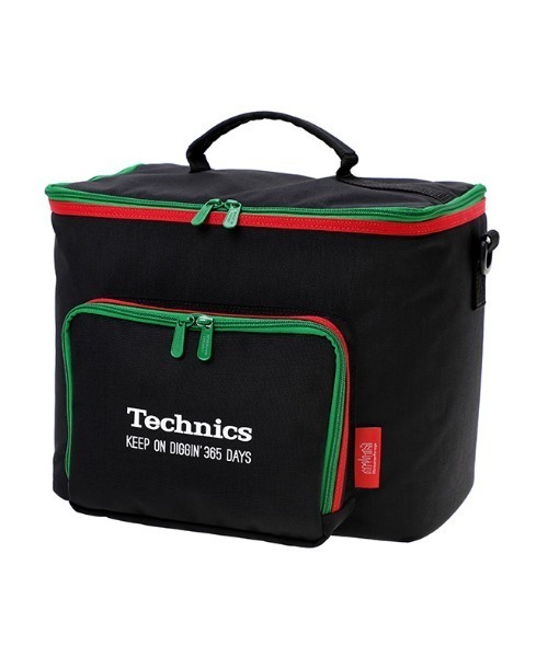 Manhattan Portage（マンハッタンポーテージ）の「Groove Record Bag Technics（ショルダーバッグ・メンズ・ブラック・LARGE）」の2枚目の写真