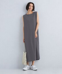 ノースリーブ カット ワンピース