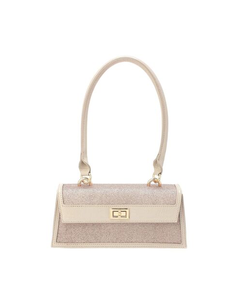 MERCURYDUO（マーキュリーデュオ）の「シャイニーイーストウエストBAG（ボディバッグ/ウエストポーチ・レディース・ベージュ/ライトブルー・FREE）」の12枚目の写真