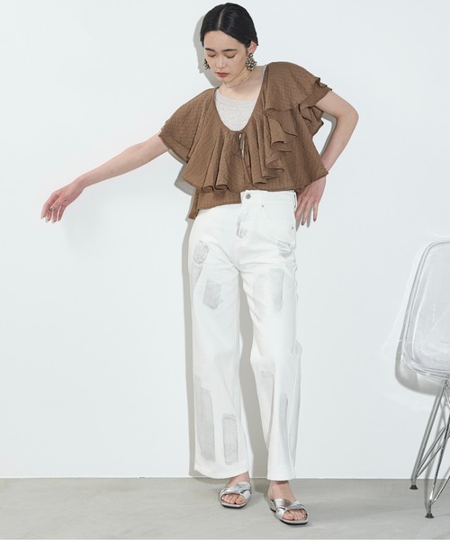 THE YOn（ザヨン）の「ノットフラットサンダル（サンダル・レディース・ブラック/アイボリー/シルバー/ゴールド・36/38/37）」の10枚目の写真