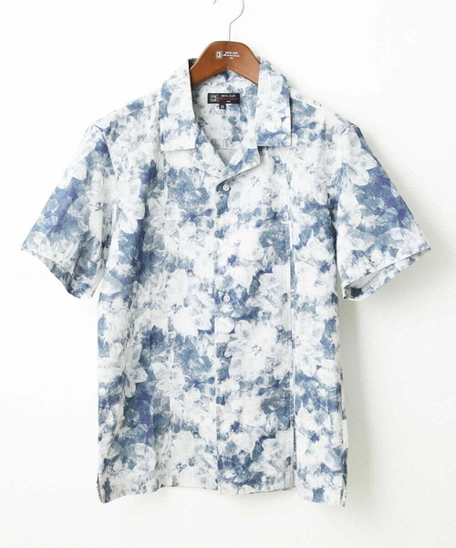MK MICHEL KLEIN HOMME (エムケーミッシェルクランオム)の「ミストフラワーシャツ(シャツ/ブラウス・メンズ・オレンジ/ミント/ネイビー・48/46)」の3枚目の写真