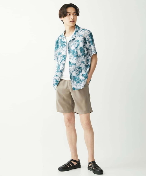 MK MICHEL KLEIN HOMME (エムケーミッシェルクランオム)の「ミストフラワーシャツ(シャツ/ブラウス・メンズ・オレンジ/ミント/ネイビー・48/46)」の8枚目の写真