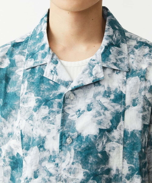 MK MICHEL KLEIN HOMME (エムケーミッシェルクランオム)の「ミストフラワーシャツ(シャツ/ブラウス・メンズ・オレンジ/ミント/ネイビー・48/46)」の12枚目の写真