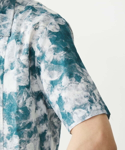 MK MICHEL KLEIN HOMME (エムケーミッシェルクランオム)の「ミストフラワーシャツ(シャツ/ブラウス・メンズ・オレンジ/ミント/ネイビー・48/46)」の13枚目の写真
