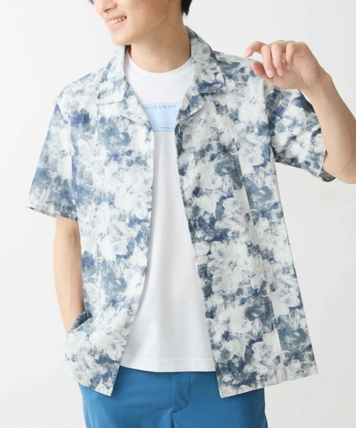 MK MICHEL KLEIN HOMME (エムケーミッシェルクランオム)の「ミストフラワーシャツ(シャツ/ブラウス・メンズ・オレンジ/ミント/ネイビー・48/46)」の17枚目の写真