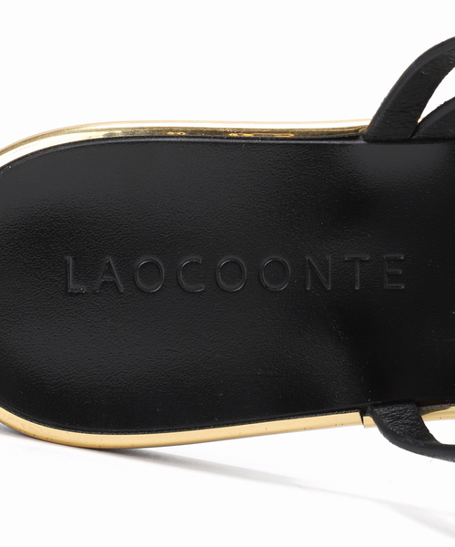 LAOCOONTE(ラオコンテ)の「《NOBLE別注》LAOCOONTE/ラオコンテ レザーストラップサンダル(サンダル・レディース・ブラック・39/38/37/36)」の5枚目の写真