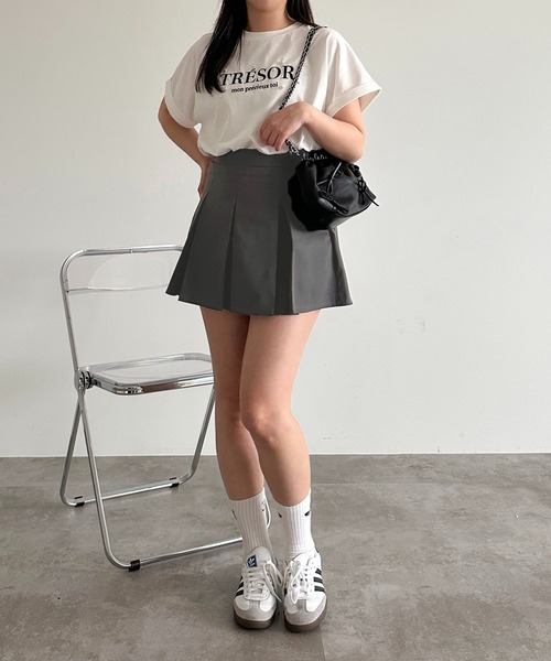 apres jour mignon(アプレジュールミニョン)の「パールロゴTシャツ【ZOZOTOWN限定アイテム】(Tシャツ/カットソー・レディース・ブルー/オフホワイト/ブラック・フリー/X-LARGE)」の19枚目の写真