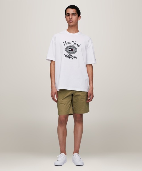 TOMMY HILFIGER(トミーヒルフィガー)の「ニューヨーククレストTシャツ(Tシャツ/カットソー・メンズ・レッド/ホワイト・X-LARGE/MEDIUM/SMALL/LARGE)」の13枚目の写真