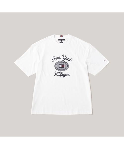 TOMMY HILFIGER(トミーヒルフィガー)の「ニューヨーククレストTシャツ(Tシャツ/カットソー・メンズ・レッド/ホワイト・X-LARGE/MEDIUM/SMALL/LARGE)」の14枚目の写真