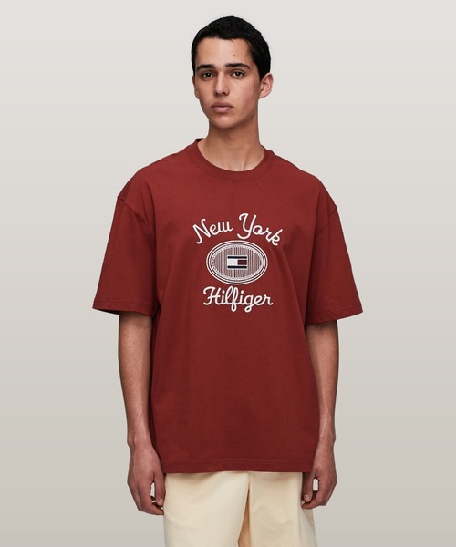 TOMMY HILFIGER(トミーヒルフィガー)の「ニューヨーククレストTシャツ(Tシャツ/カットソー・メンズ・レッド/ホワイト・X-LARGE/MEDIUM/SMALL/LARGE)」の10枚目の写真