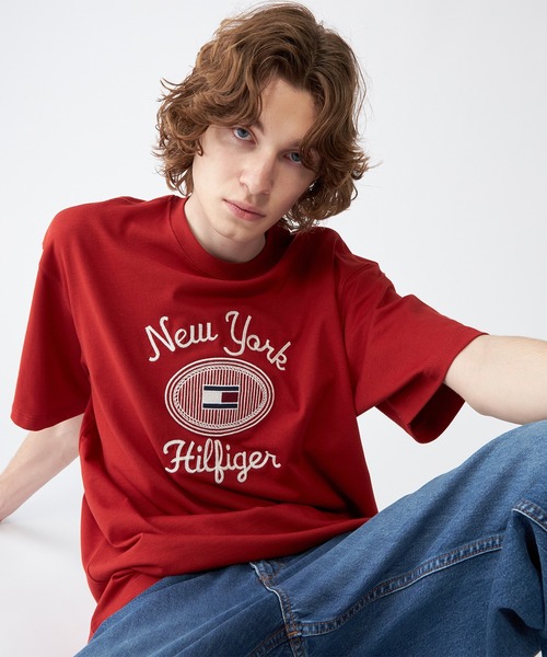 TOMMY HILFIGER(トミーヒルフィガー)の「ニューヨーククレストTシャツ(Tシャツ/カットソー・メンズ・レッド/ホワイト・X-LARGE/MEDIUM/SMALL/LARGE)」の6枚目の写真