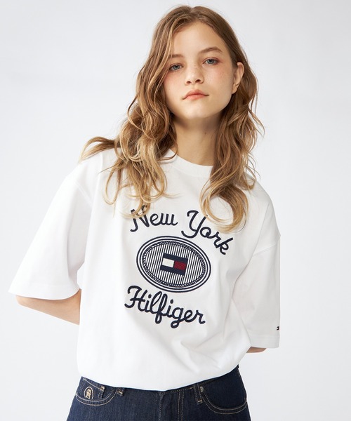 TOMMY HILFIGER(トミーヒルフィガー)の「ニューヨーククレストTシャツ(Tシャツ/カットソー・メンズ・レッド/ホワイト・X-LARGE/MEDIUM/SMALL/LARGE)」の8枚目の写真