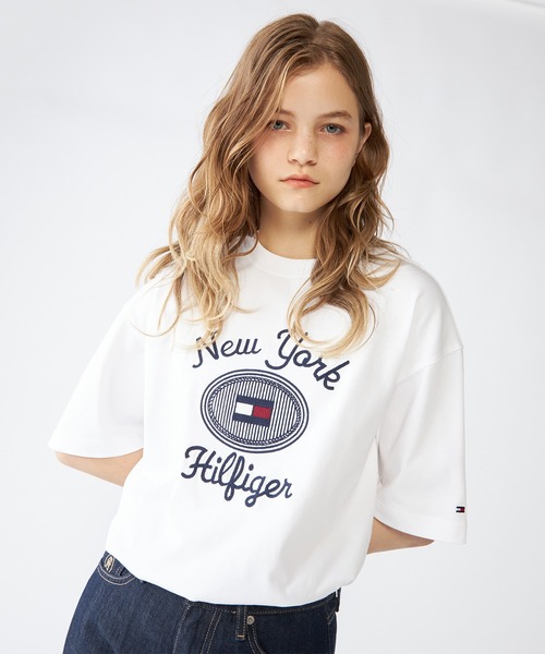 TOMMY HILFIGER(トミーヒルフィガー)の「ニューヨーククレストTシャツ(Tシャツ/カットソー・メンズ・レッド/ホワイト・X-LARGE/MEDIUM/SMALL/LARGE)」の9枚目の写真