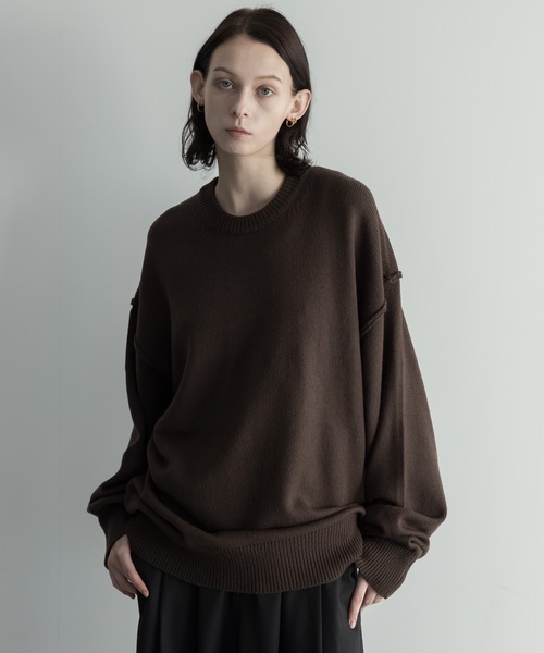 セール】loose un-classic volume knit / ルーズアンクラシック