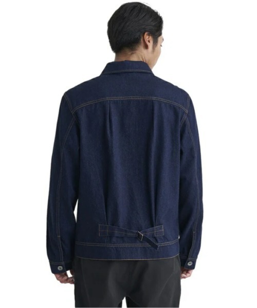 Quiksilver(クイックシルバー)の「QS DENIM JACKET/クイックシルバーデニムブルゾン(ブルゾン・メンズ・インディゴブルー/ミント・MEDIUM/X-LARGE/LARGE)」の5枚目の写真