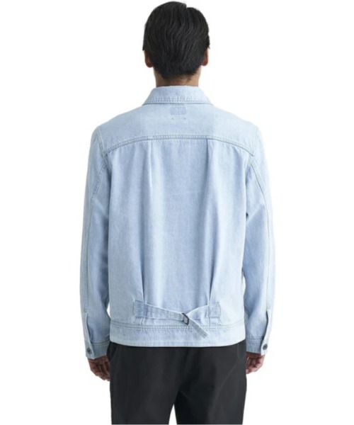 Quiksilver(クイックシルバー)の「QS DENIM JACKET/クイックシルバーデニムブルゾン(ブルゾン・メンズ・インディゴブルー/ミント・MEDIUM/X-LARGE/LARGE)」の4枚目の写真