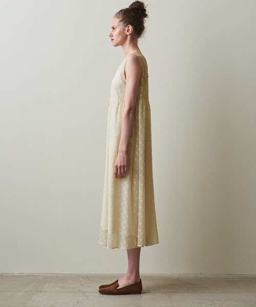 Steven Alan（スティーブンアラン）の「＜Steven Alan＞フラワー シフォン ワンピース（ワンピース・レディース・ナチュラル/ブラック・M/S）」の6枚目の写真