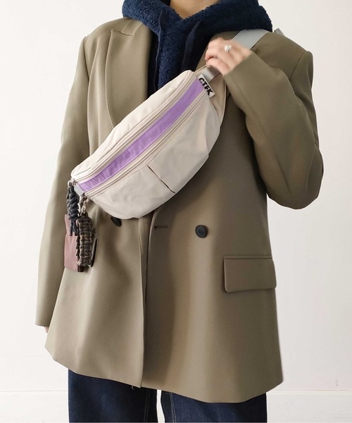 CONTROL FREAK / CTFK（コントロールフリーク）の「CONTROL FREAK / CTFK（コントロールフリーク）撥水ナイロンウエストポーチ（ボディバッグ/ウエストポーチ・レディース・ブラック/サンドグレー/モスグリーン/マスタード/グレー・FREE）」の3枚目の写真