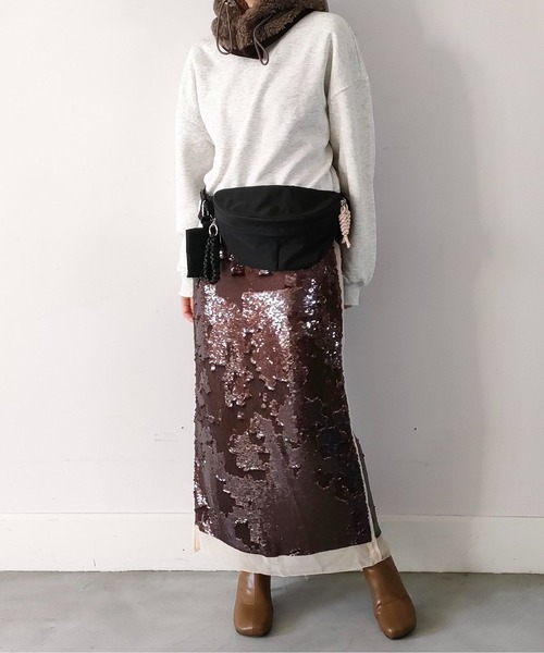 CONTROL FREAK / CTFK（コントロールフリーク）の「CONTROL FREAK / CTFK（コントロールフリーク）撥水ナイロンウエストポーチ（ボディバッグ/ウエストポーチ・レディース・ブラック/サンドグレー/モスグリーン/マスタード/グレー・FREE）」の22枚目の写真