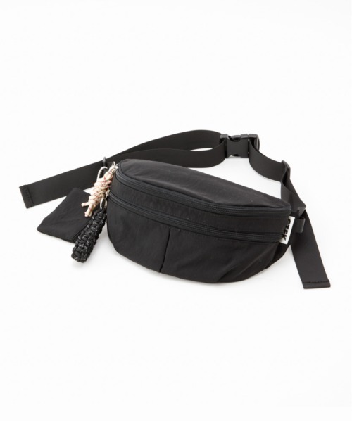 CONTROL FREAK / CTFK（コントロールフリーク）の「CONTROL FREAK / CTFK（コントロールフリーク）撥水ナイロンウエストポーチ（ボディバッグ/ウエストポーチ・レディース・ブラック/サンドグレー/モスグリーン/マスタード/グレー・FREE）」の18枚目の写真