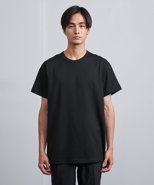 UNITED ARROWS（ユナイテッドアローズ）の「【別注】＜VIBTEX＞クルーネック Tシャツ-抗菌・防臭-（Tシャツ/カットソー・メンズ・ホワイト/ブラック/ダークグレー・S/M/L）」の7枚目の写真