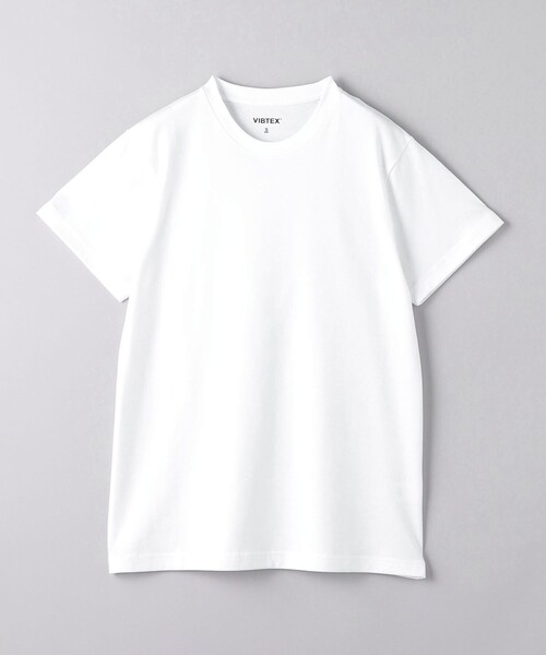 UNITED ARROWS（ユナイテッドアローズ）の「【別注】＜VIBTEX＞クルーネック Tシャツ-抗菌・防臭-（Tシャツ/カットソー・メンズ・ホワイト/ブラック/ダークグレー・S/M/L）」の13枚目の写真