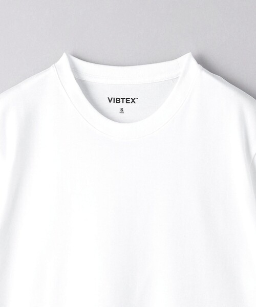 UNITED ARROWS（ユナイテッドアローズ）の「【別注】＜VIBTEX＞クルーネック Tシャツ-抗菌・防臭-（Tシャツ/カットソー・メンズ・ホワイト/ブラック/ダークグレー・S/M/L）」の18枚目の写真